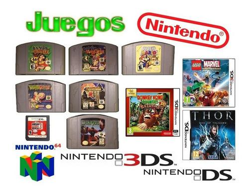 Juegos Nintendo 64, Ds Y 3ds