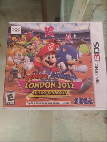 Mario & Sony Juegos Olímpicos Londres 2012.nintendo 3ds