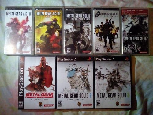 Mega Colección Mgs Para Ps1, Ps2 Y Psp