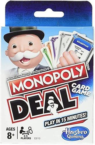 Monopoly Deal Card Game Juego De Cartas Hasbro