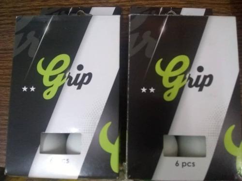 Pelota De Tenis De Mesa Marca Grip (Empaque De 6 Unidades)