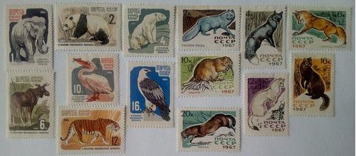 Urss. Serie: Centenario Zoológico Moscu. 1964 / Fauna.