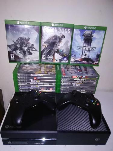 Vendo Xbox One 500gb 2 Controles Y 17 Juegos Físicos 300$