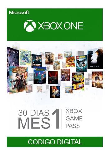 Xbox Game Pass 1 Mes Xbox One Código Global