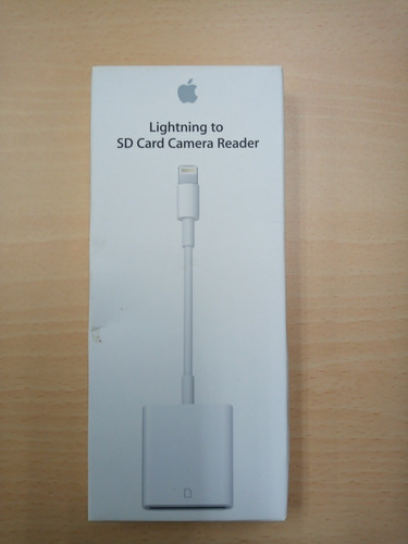 Cable Lightning Para Sd Card Camara Apple Original