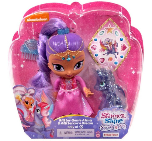 Fisher-price Shimmer And Shine Glitter Genie Afina And Pet