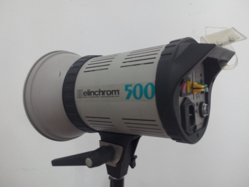 Flash Elinchrom 500 Professional- Luces Reflectores Poco Uso