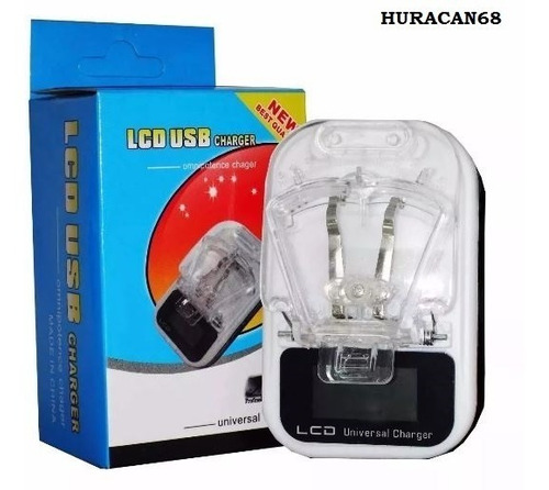 Pack 2 Cargador Universal Led Batería De Teléfono Y Camara