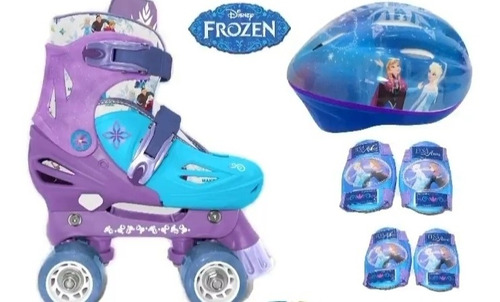 Patines Ajustables Frozen Rapunzel Originales Disney