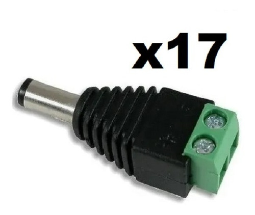 Plug 2.1mm Conector Adaptador Corriente Macho O Hembra Cctv