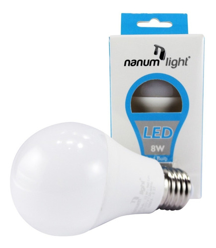 Bombillo Led Bulb E27 8w (v) k/k Nanum Light