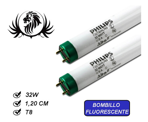 Bombillo Tubo Fluorecente T8 32w Philips k X3 Unid