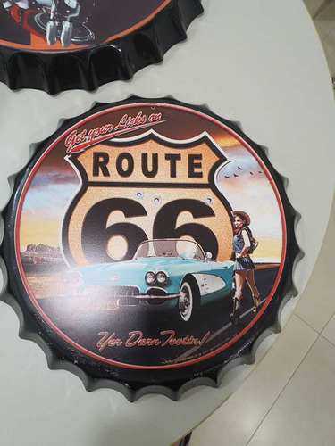 Corvette 56 Route 66Chapa 35 Verd