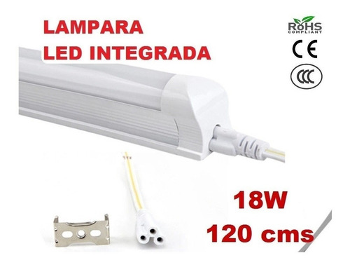 Lampara Led T8 Con Base 18w De 120cm, 110v !!!