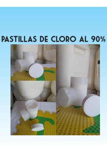 Pastillas De Cloro Al 90% Para Piscinas, Blíster De 5.