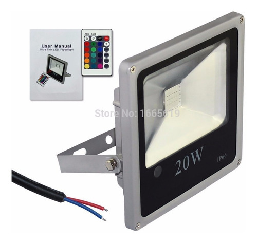 Reflector Faro Led Rgb Multicolor 20w Con Control