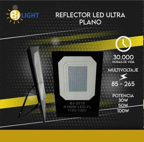 Reflector Ultra Delgado Multivoltaje Ip65