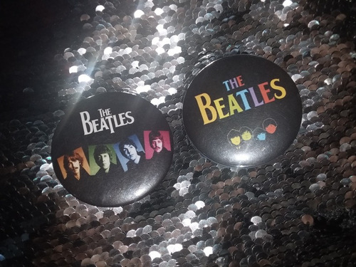 The Beatles Coleccion Vintage Combo 2 Chapa Pin Rock Nueva