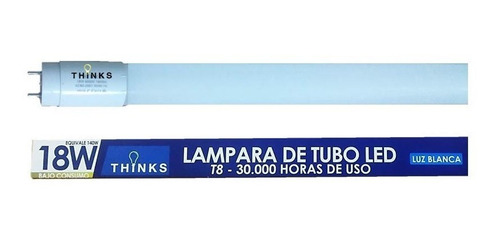 Tubo Led T8 18w 120cm Luz Blanca Thinks