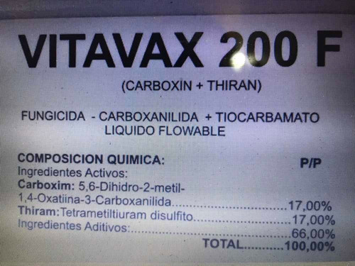 Vitavax 200 F Fungicida Garrafa De 10 Litros
