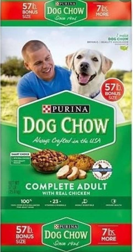 Alimento Para Perros Purina Dog Chow 57 Libras=26 Kilos.