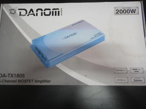 Amplicador Danom 2000w 5 Canales Da-tx1805