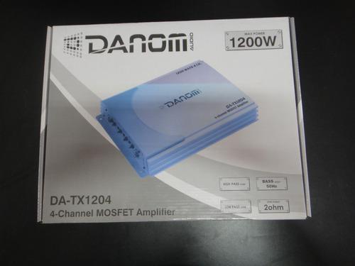 Amplificador Danom 1200w 4 Canales Da-tx1204