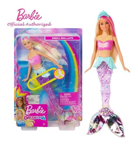 Barbie Sirena Dreamtopia Original Mattel Luces Y Movimiento