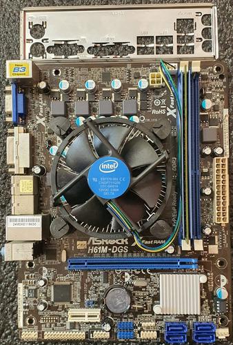 Combo Tarjeta Madre Asrock 1155/intel I3-3220/4gb Ram 1600mz