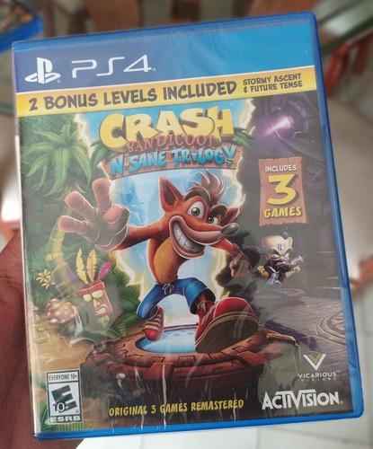 Crash Bandicoot Sane Trilogy Nuevo Sellado Ps4 Delivery