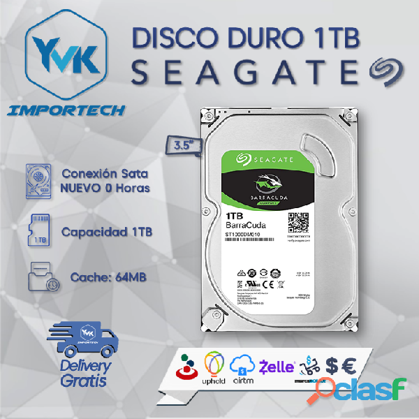 DISCO DURO 1TB SEAGATE BARRACUDA