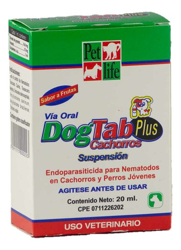 Dog Tab Plus Cachorros Suspensión 20ml