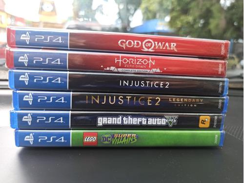 Horizon, Playstation4, Gow4, Gta5, Injustice, Oferta.