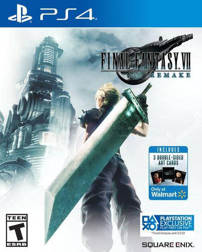 Juego Final Fantasy Vii Remake Playstation 4 Selllado