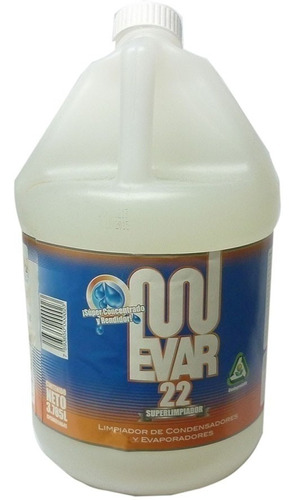 Limpiador Evaporador Condensador Evar 22 Galon 10$