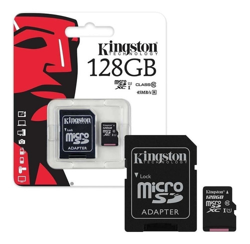 Memoria Micro Sd Kingston 128 Gb Canvas Clase 10 Tienda Ccct