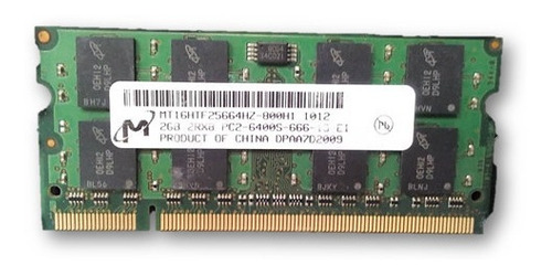 Memoria Ram Para Laptop Ddr2 2gb 800mhz Pcs Tienda