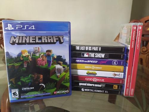 Minecraft Ps4 Edition Físico Nuevo Sellado Delivery