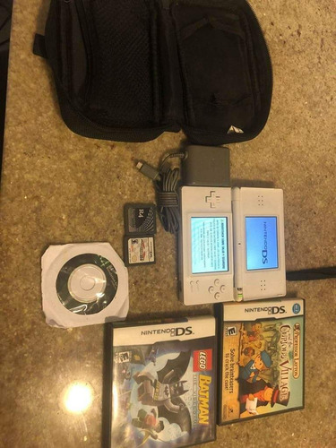 Nintendo Ds Lite Blanco Equipo Completo