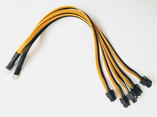 Pack De 5 Cables Pci Para Fuente De Poder De Antminer