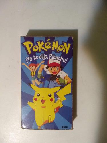 Película Pokemon Pikachu Yo Te Elijo Vintage Vhs