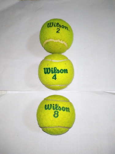 Pelotas De Tennis, Wilson Usadas, En Buen Estado