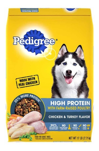 Perrarina Pedigree High Protein 17lb - 7,7 Kg