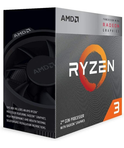 Procesador Amd Ryzen g 4 Core Con Gráficos Integrados