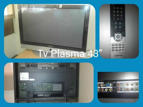 Samsung Tv Plasma 43 Pulgadas Con Control Remoto