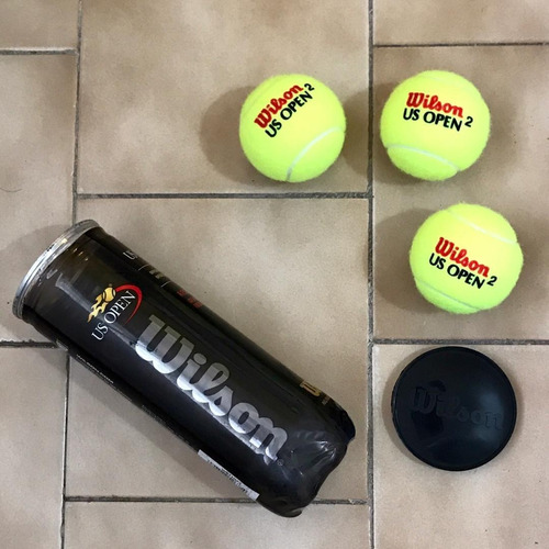 Set De 3 Pelotas De Tenis Wilson Us Open 2