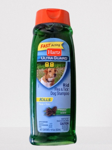 Shampoo Antipulgas Y Garrapatas Para Perros (18 Oz/ 532 Ml.)