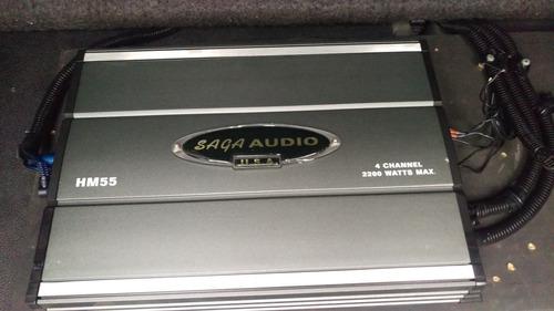 Usa Amplificador Para Carros Saga Audio Hm55