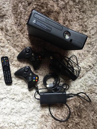 Xbox 360 S Original Con Kinect, 2 Controles Y 10 Juegos.