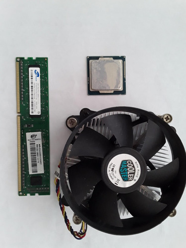 Combo Procesador Intel G- + Memoria + Fan Cooler